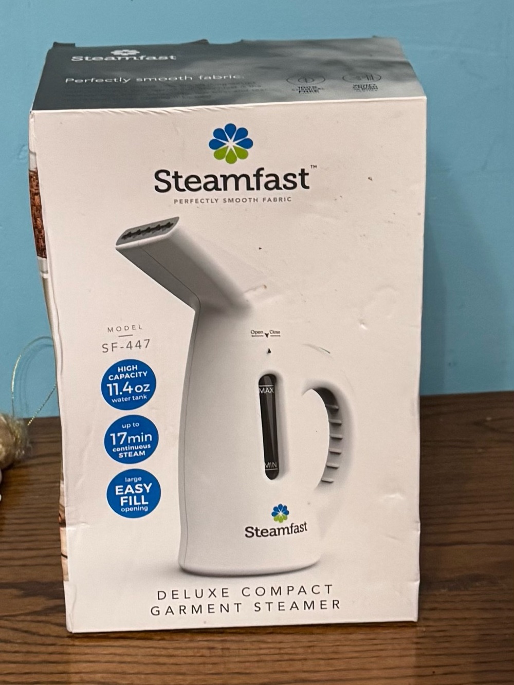 White Deluxe Compact Garment Steamer -